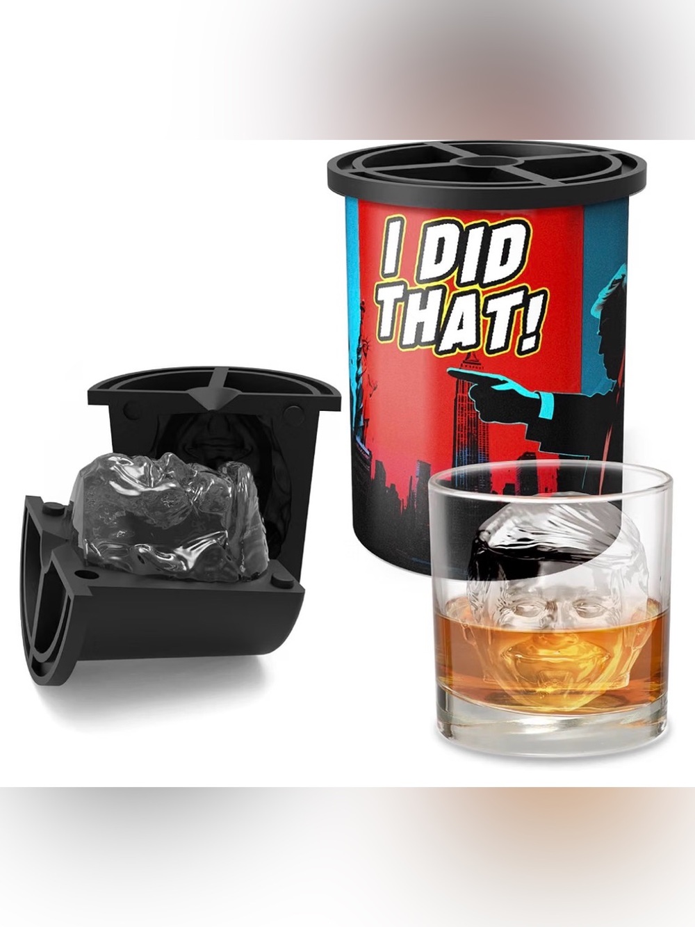 Novelty 'I Did That!' Black Silicone Ice Cube Mold - Home Party Supplies